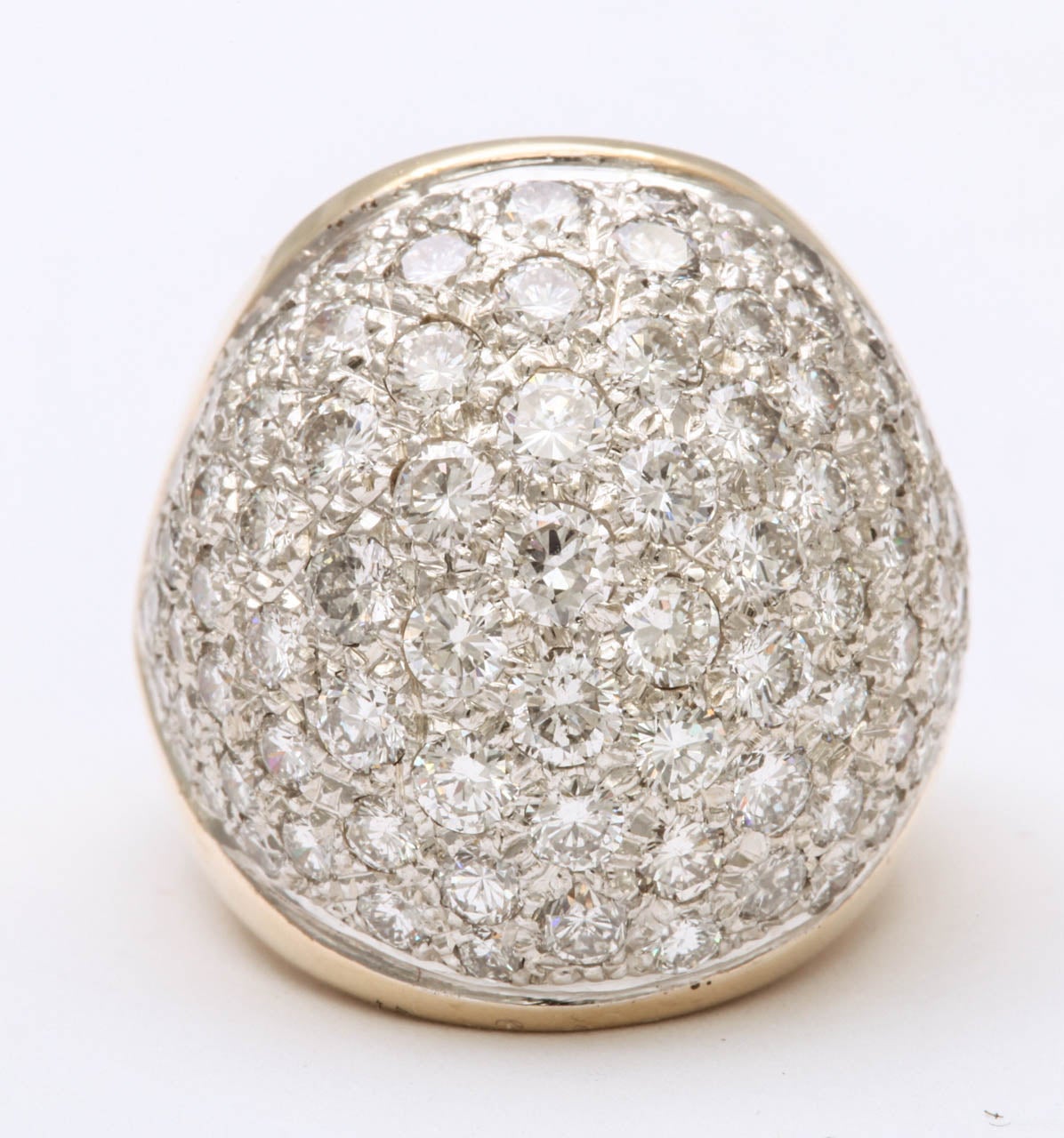Powerhouse Diamond Ring In Excellent Condition For Sale In New York, NY