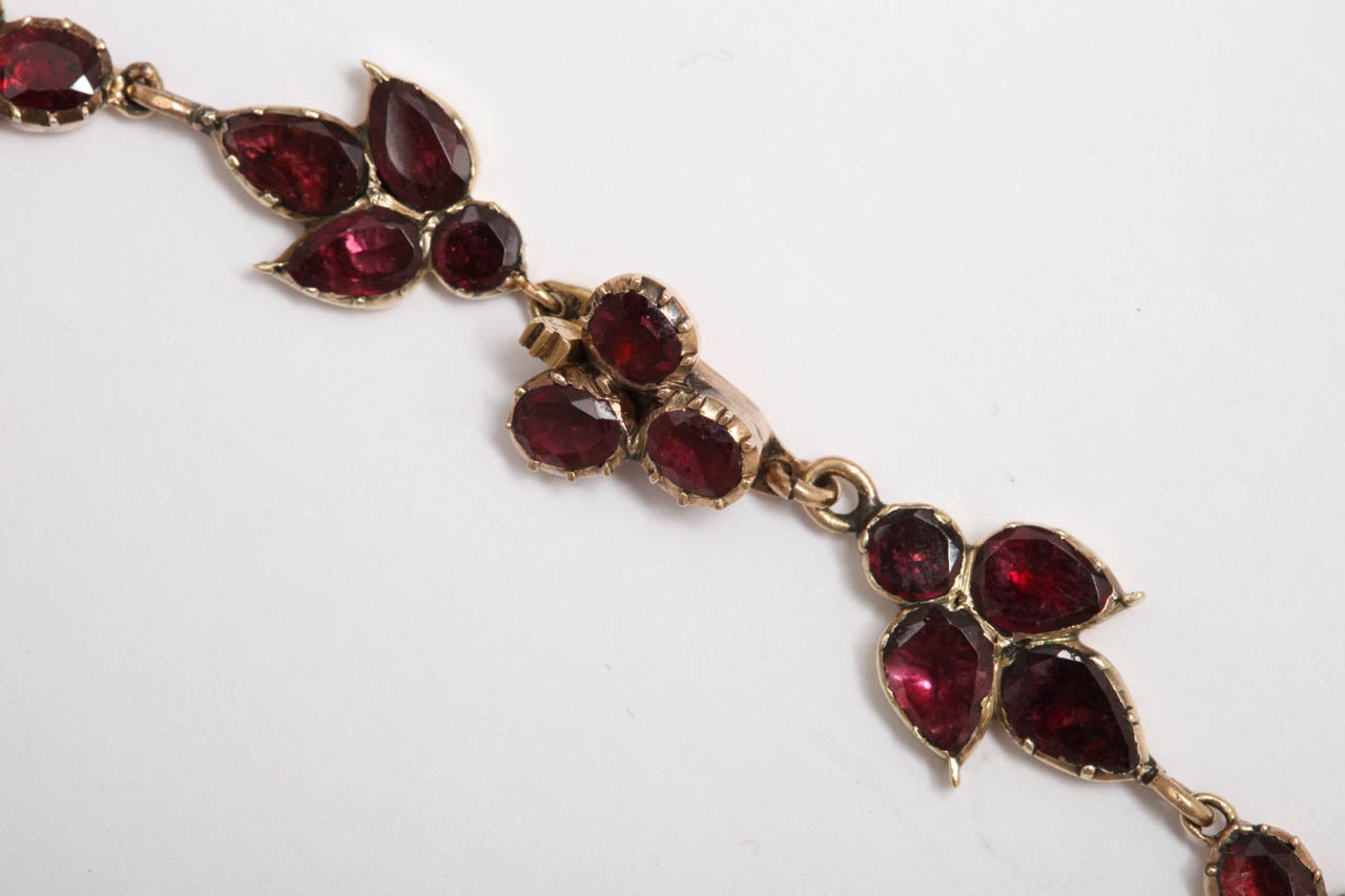 Brilliant Georgian Garnet Necklace, circa 1820 1
