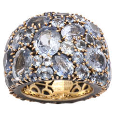 Marilyn Cooperman Blasser Saphir Goldband