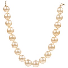 Chanel Large Scale Pearl Necklace