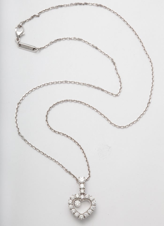 Chopard Happy Diamonds Heart On Chain at 1stDibs