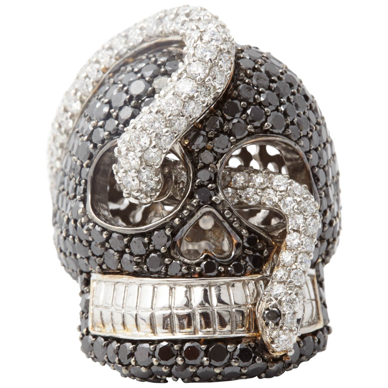Diamond White Gold Dress Ring