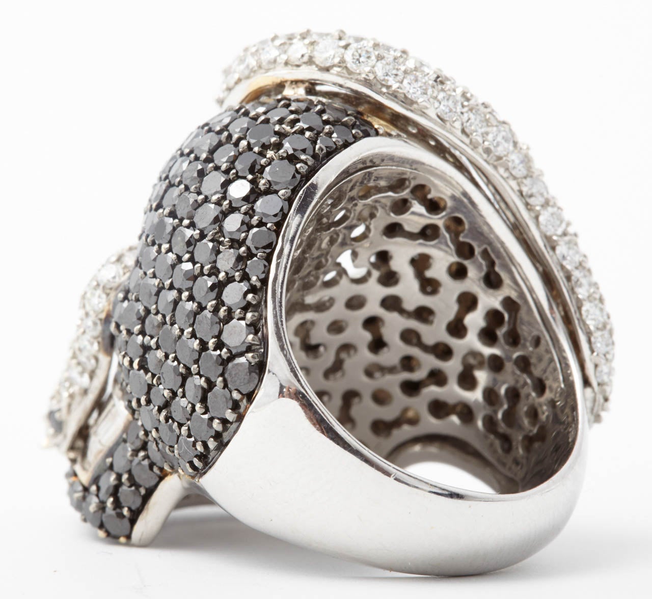 Women's Diamond White Gold Dress Ring