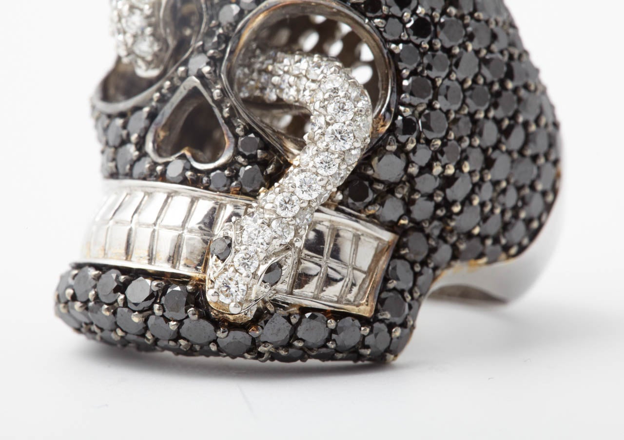 Diamond White Gold Dress Ring 1