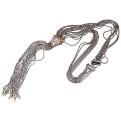 Seidengang Silver Gold Roman Style Necklace