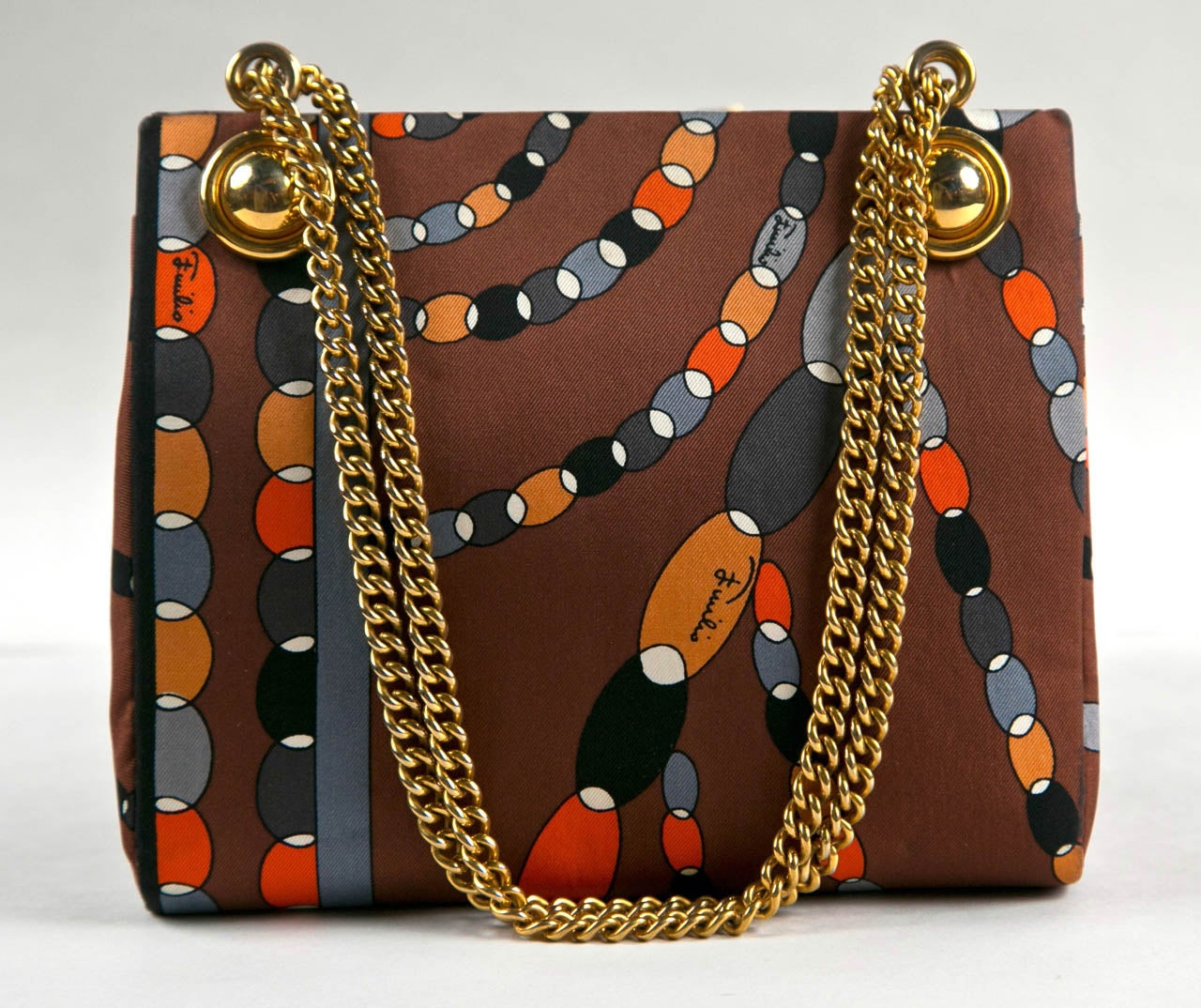 signature vintage pucci silk purse at 1stdibs