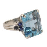 Splendid  aquamarine CHAUMET ring