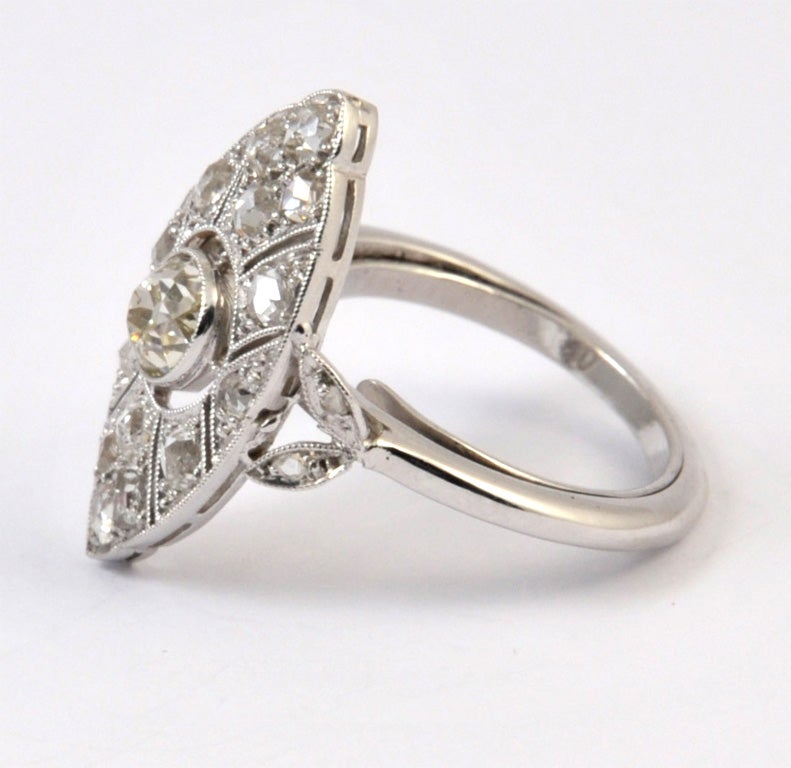 Women's Art Deco diamond ring