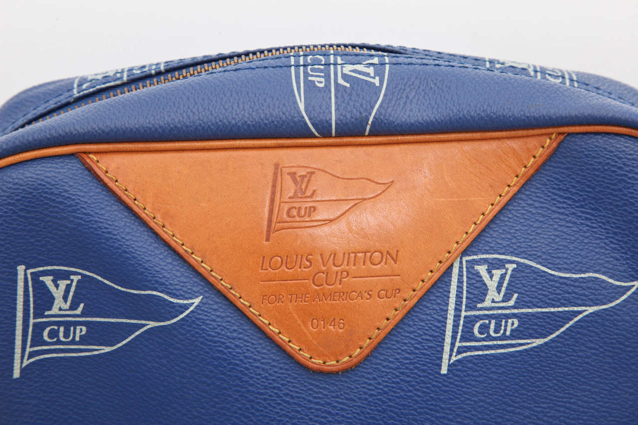 Gray Louis Vuitton French Festival Messenger Shoulder Bag