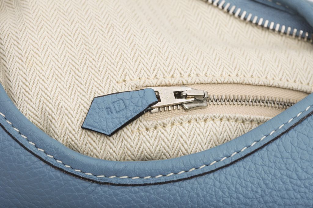 HERMES BLUE JEAN MASSAI BAG 6