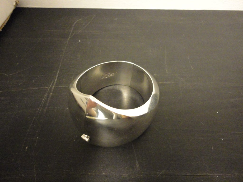 Georg Jensen Silver Ditzel Bracelet #107 In Excellent Condition In Frederiksberg c, n/a