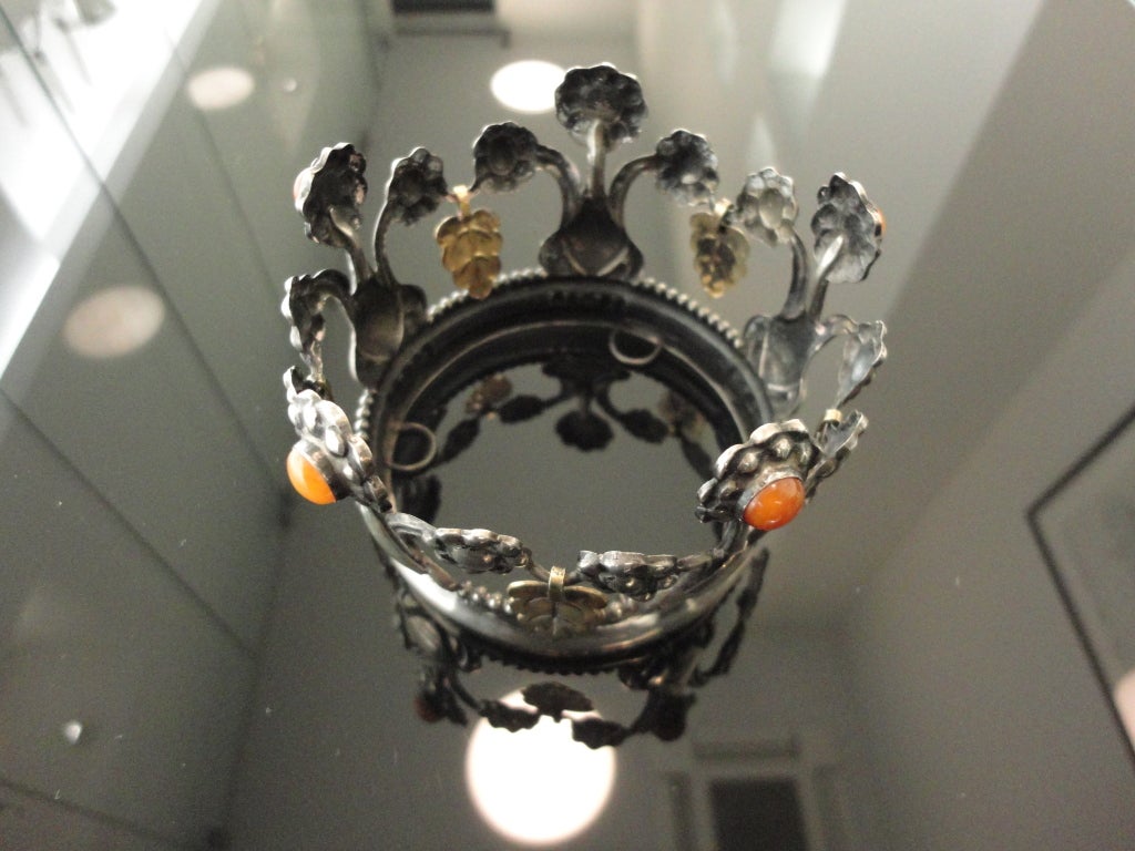 Art Nouveau GEORG JENSEN Very Rare Bridal Crown 1911