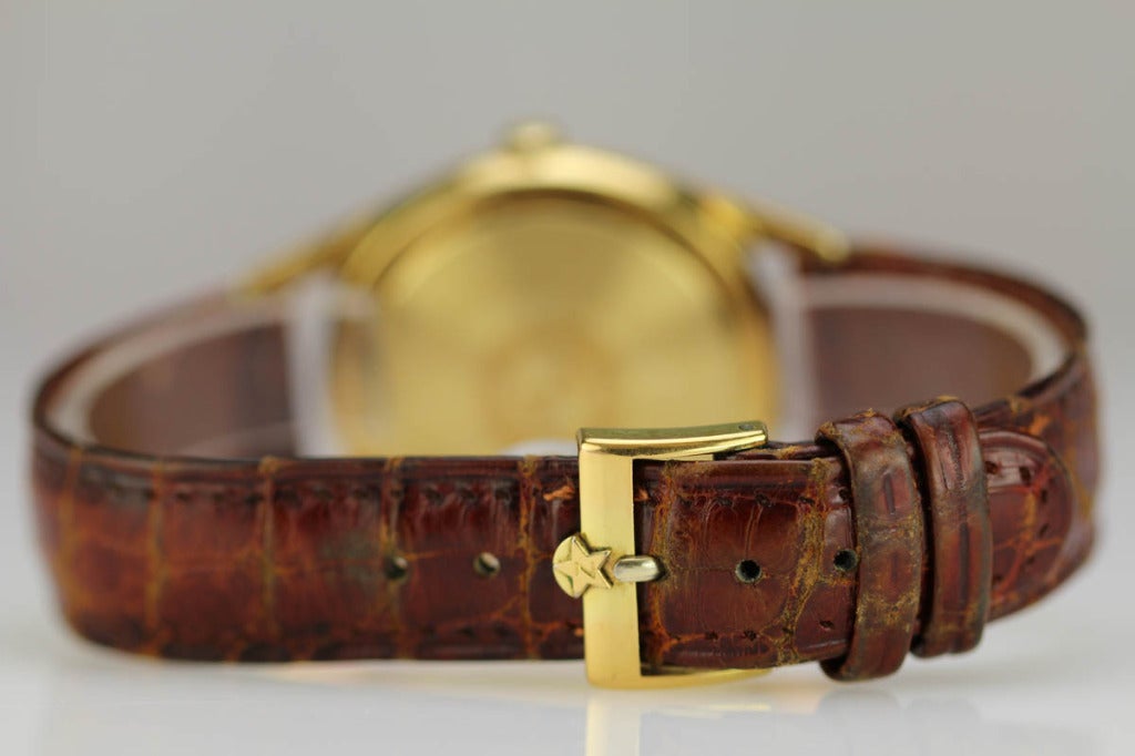 Zenith Gelbgold Kapitän Automatik Armbanduhr ca. 1950er Jahre 4
