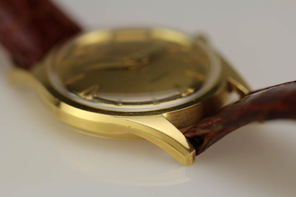 Zenith Gelbgold Kapitän Automatik Armbanduhr ca. 1950er Jahre 5