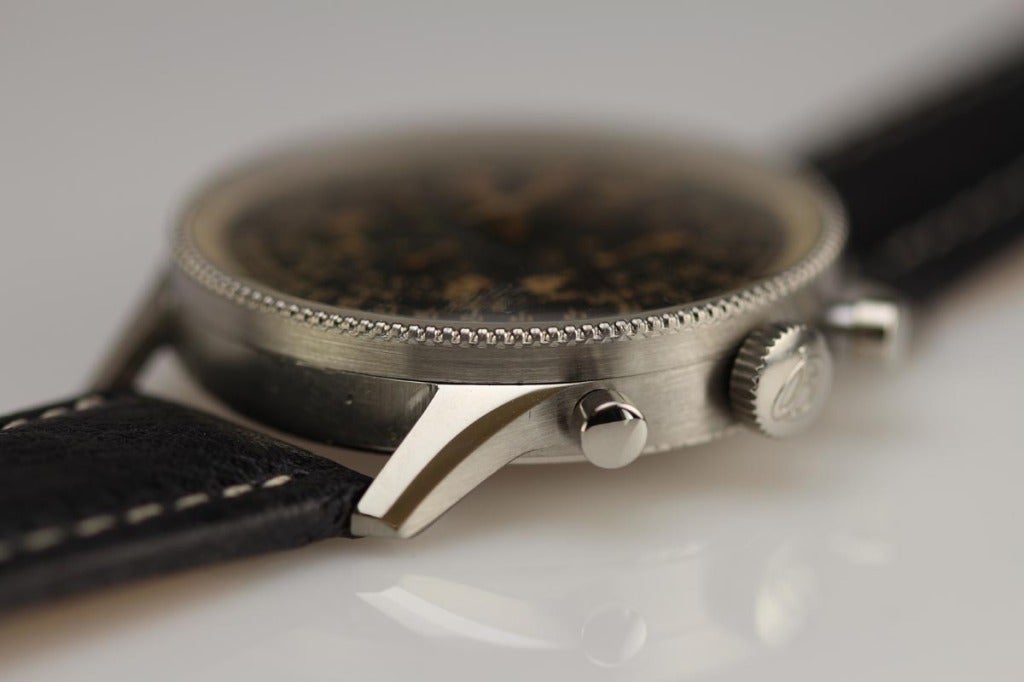 Breitling Stainless Steel Navitimer Frist Edition Chronograph Ref 806 circa 1950s In Excellent Condition In Miami Beach, FL
