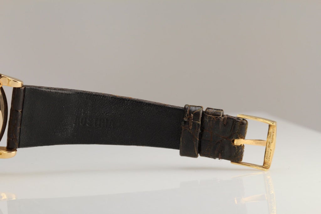 Men's Patek Philippe Rose Gold Chronograph Wristwatch Ref 1579