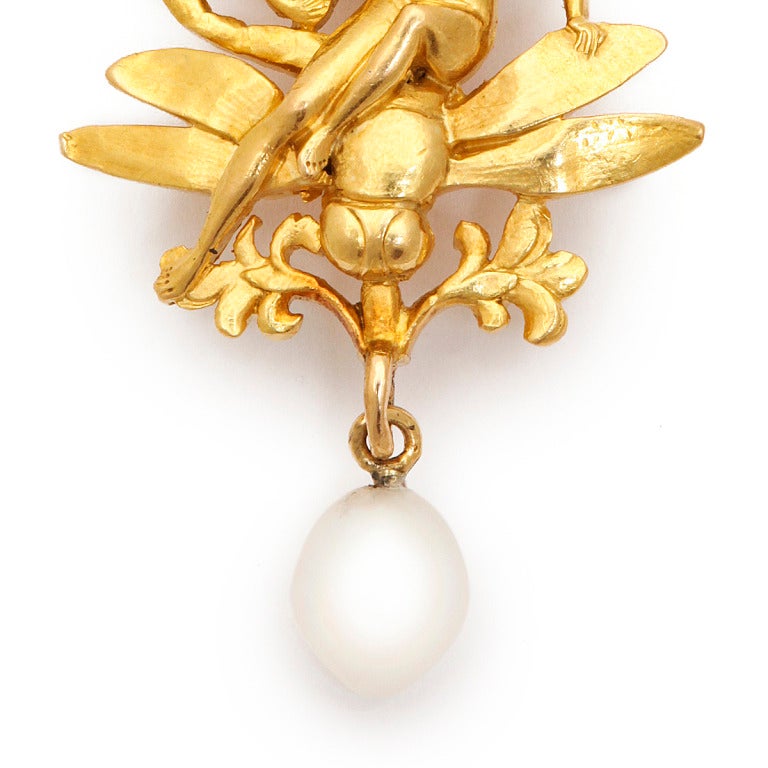 TIFFANY Midsummer Night's Dream Titania and Puck Brooch For Sale 2