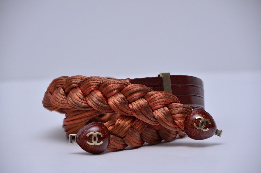 Chanel Silk Rope Belt, 2008 In Excellent Condition In New York, NY