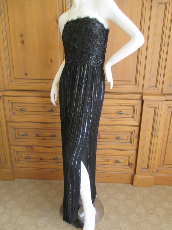 Women's Jean-Louis Couture Custom 1959 Column Gown