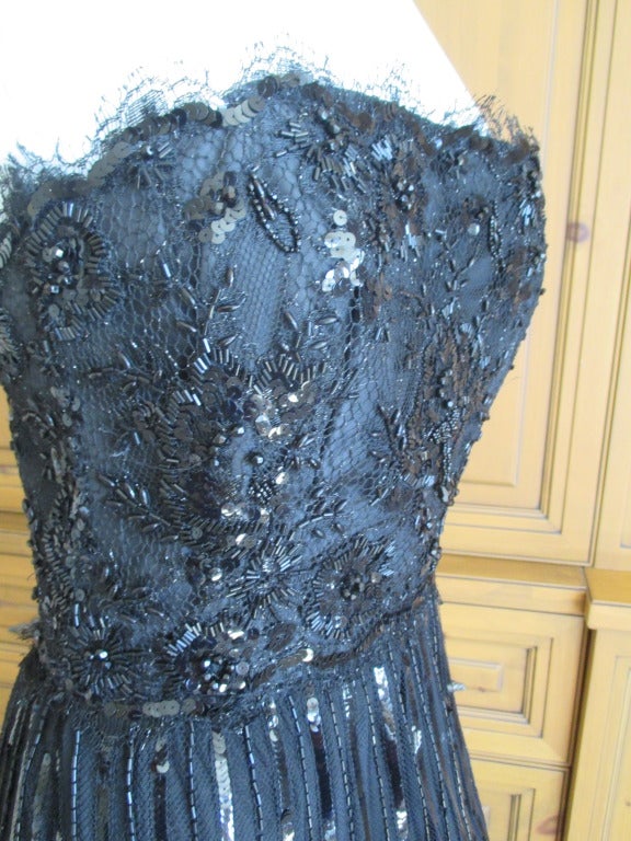 Jean-Louis Couture Custom 1959 Column Gown 1