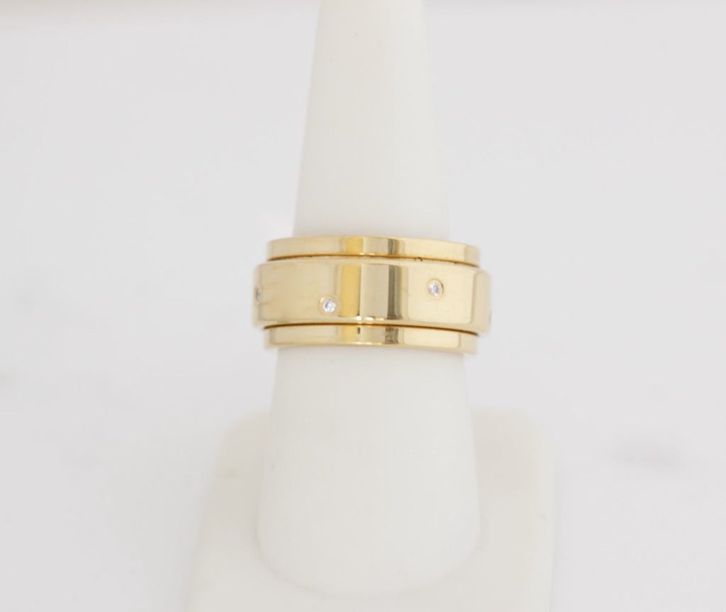 PIAGET Yellow Gold & Diamond Possession Bandeau Ring For Sale 3