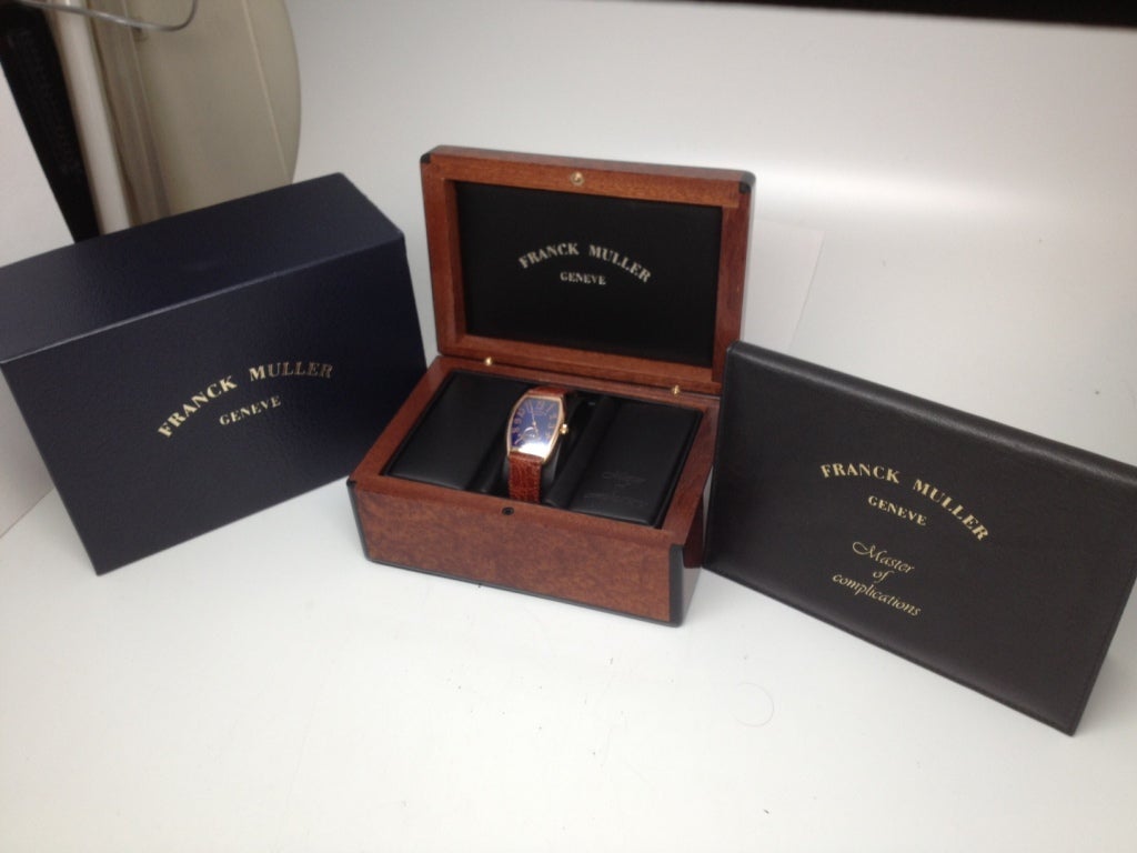 Franck Muller 18k Pink Gold Cintree Curvex Wristwatch 3