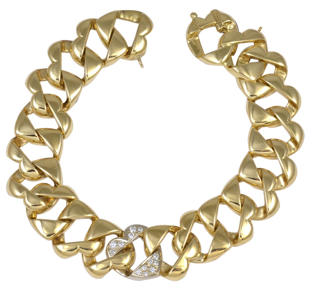 Women's TIFFANY & CO Diamond Heart Bracelet