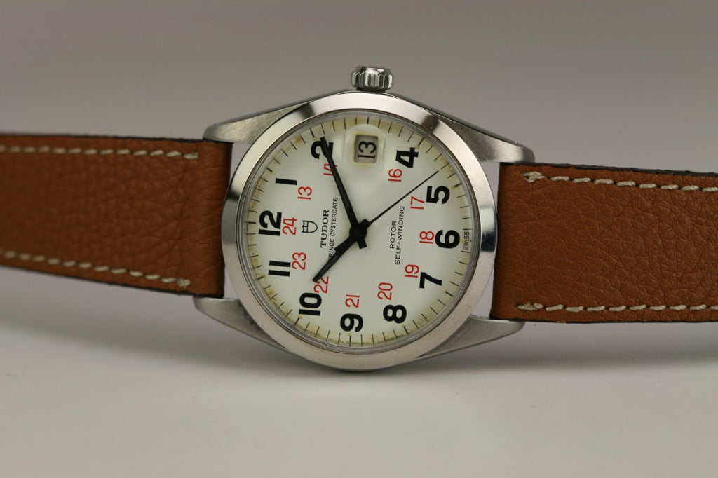 TUDOR Stainless Steel Prince Oysterdate Wristwatch circa 1970s 3