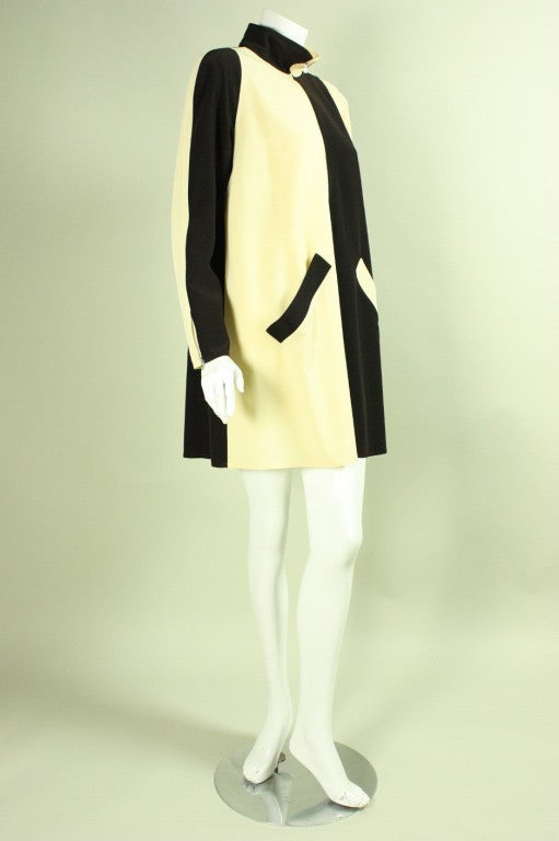 1980's Courreges Colorblocked Dress