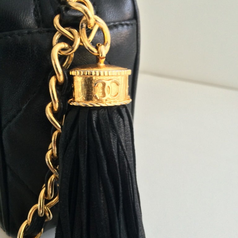 Vintage Chanel Quilted Camera Bag 4