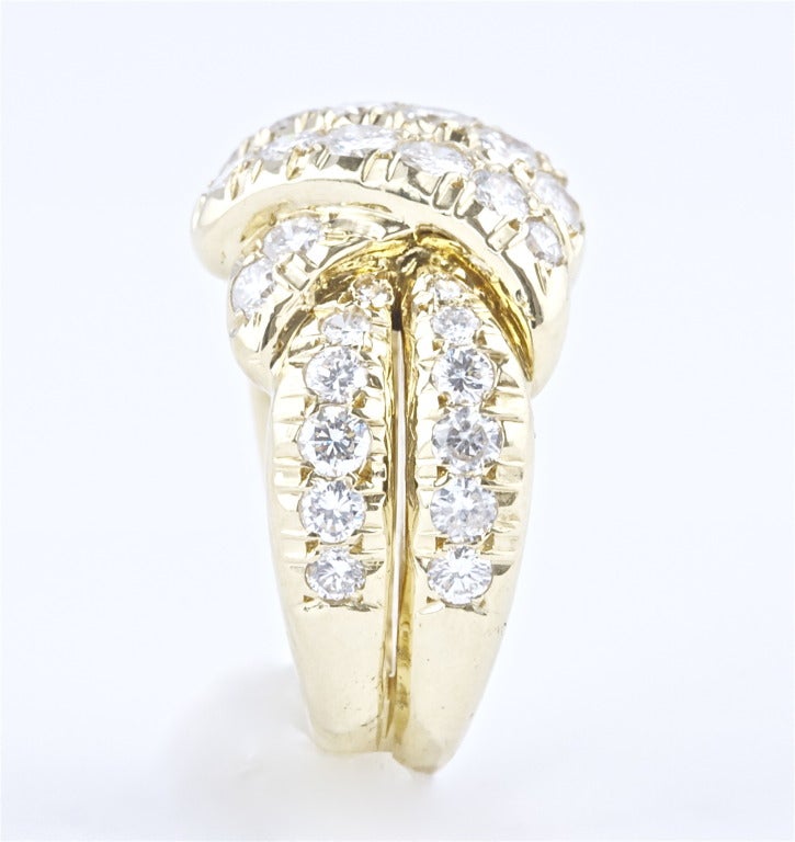 Women's Van Cleef & Arpels Diamond Gold Ring