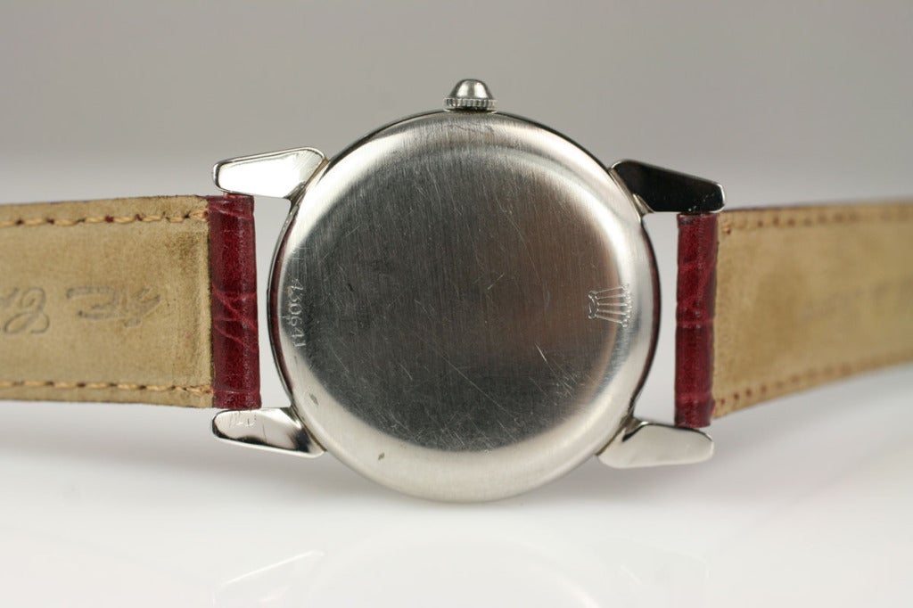 Men's ROLEX Stainless Steel Precision Wristwatch Ref 4417 c. 1950's