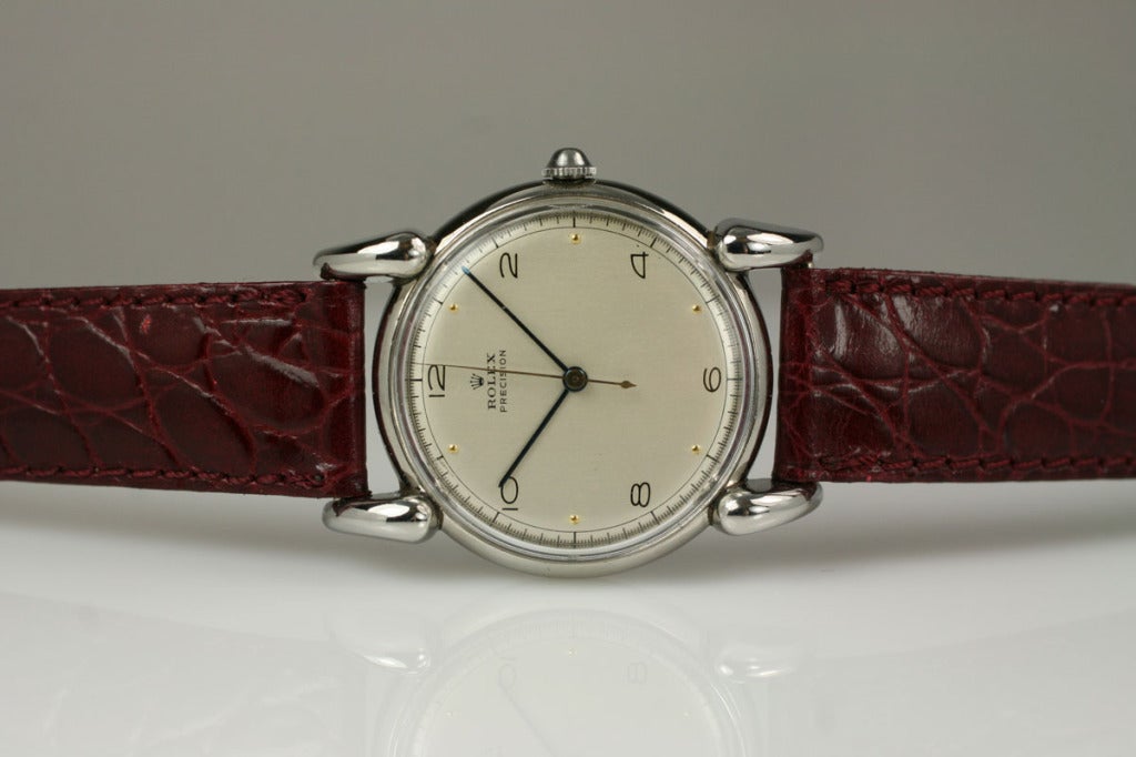 ROLEX Stainless Steel Precision Wristwatch Ref 4417 c. 1950's 1