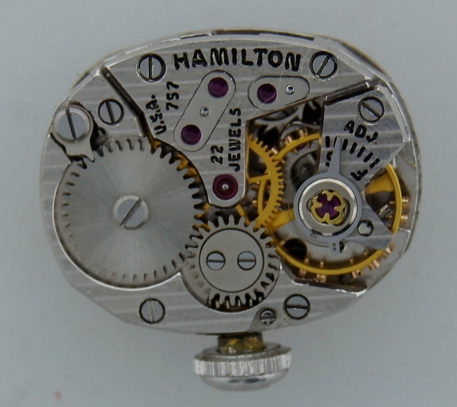 Hamilton Lady's Diamond and Platinum Wristwatch 6