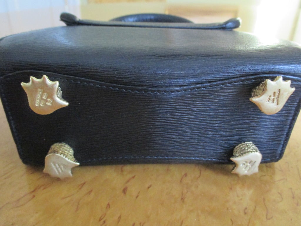 Women's Barry Kieselstein-Cord Rare Black Mini Trophy Bag