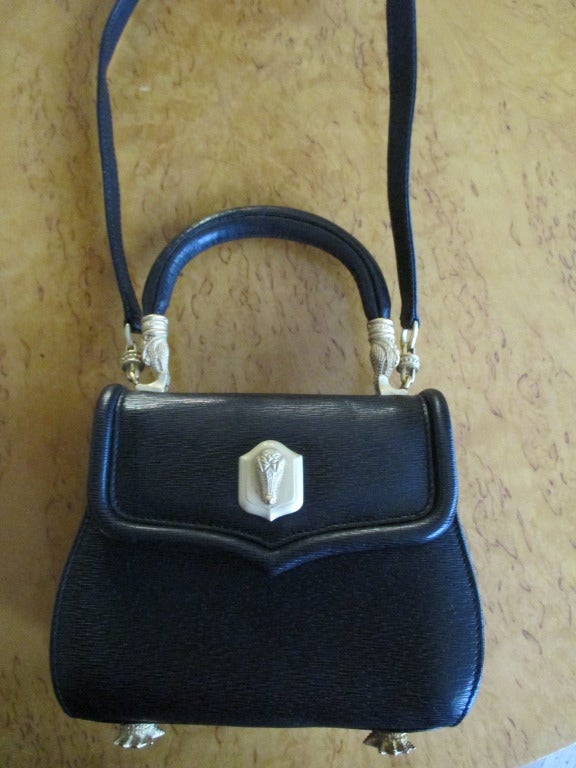 Barry Kieselstein-Cord Rare Black Mini Trophy Bag 1