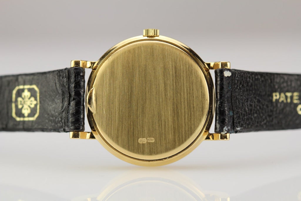 Patek Philippe Lady's Yellow Gold Calatrava Wristwatch Ref 4819 1