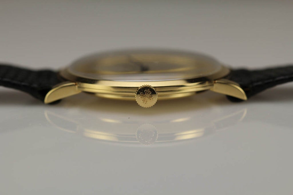 Patek Philippe Yellow Gold Wristwatch Ref 3468 Retailed by Yard circa 1970s 3