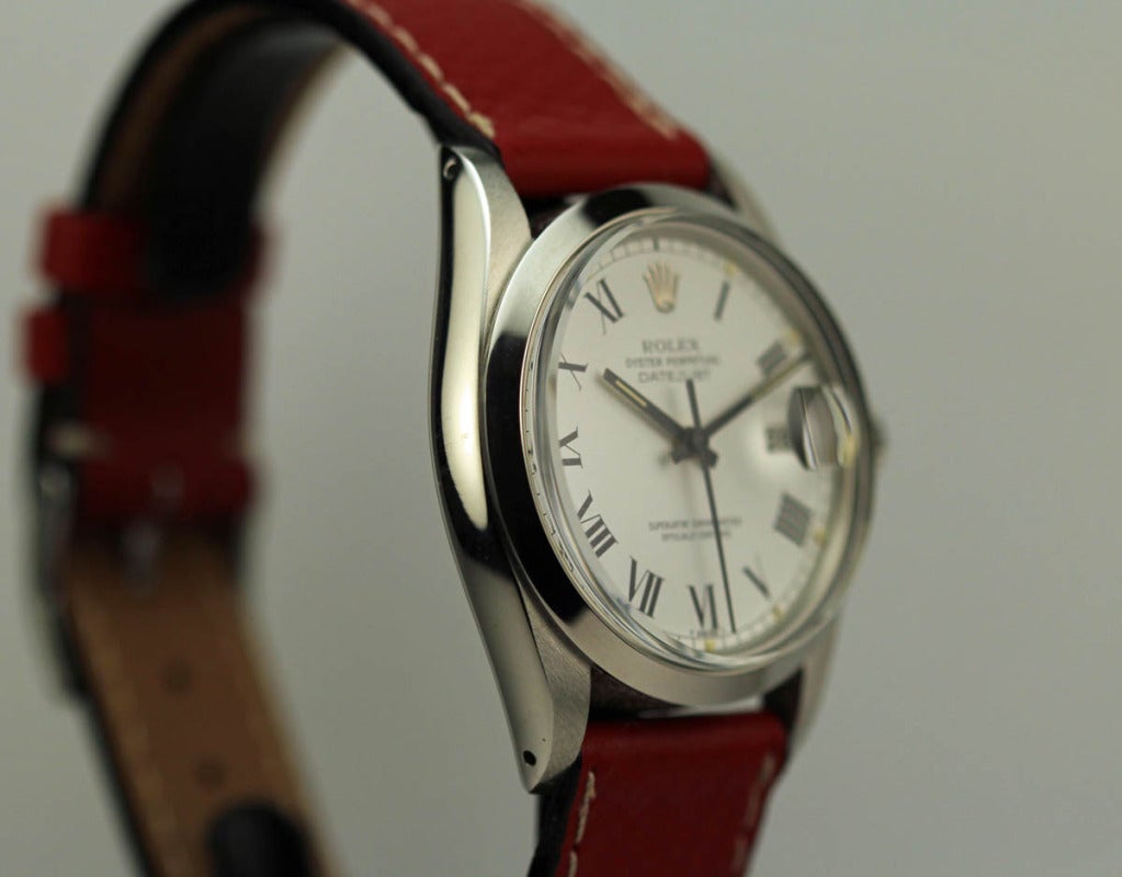 Rolex Stainless Steel Datejust Wristwatch Ref 16000 circa 1982 1