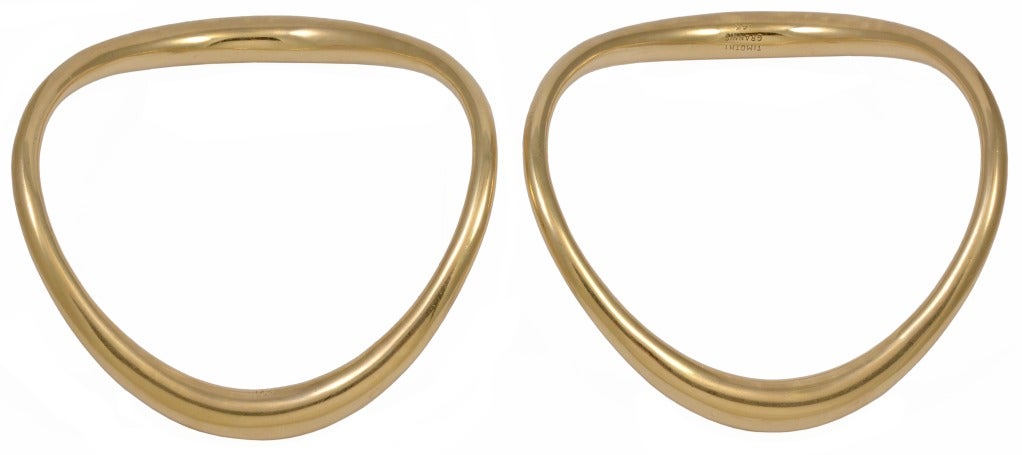 TIMOTHY GRANNIS Gold Bangle Bracelets