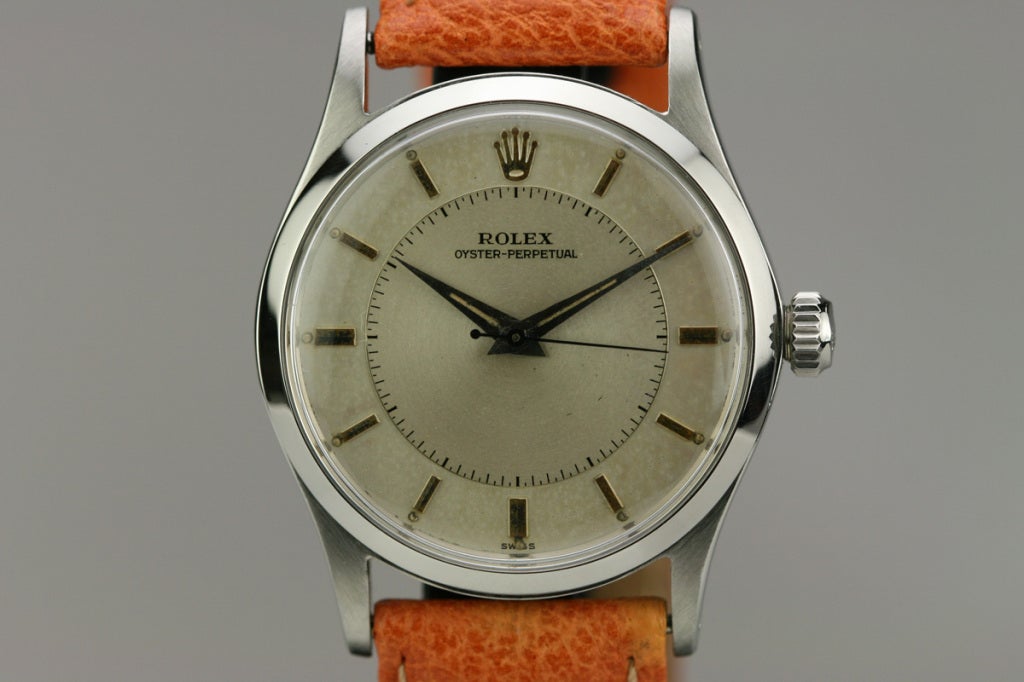Rolex Stainless Steel Oyster Perpetual Wristwatch Ref 6532 In Good Condition In Miami Beach, FL