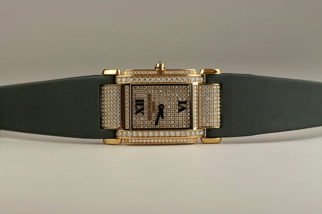 Patek Philippe Lady's Rose Gold & Diamond Twenty-4  Ref 4910R 1