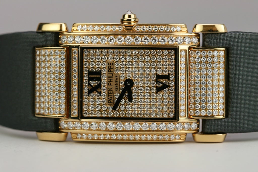 Patek Philippe Lady's Rose Gold & Diamond Twenty-4  Ref 4910R 2