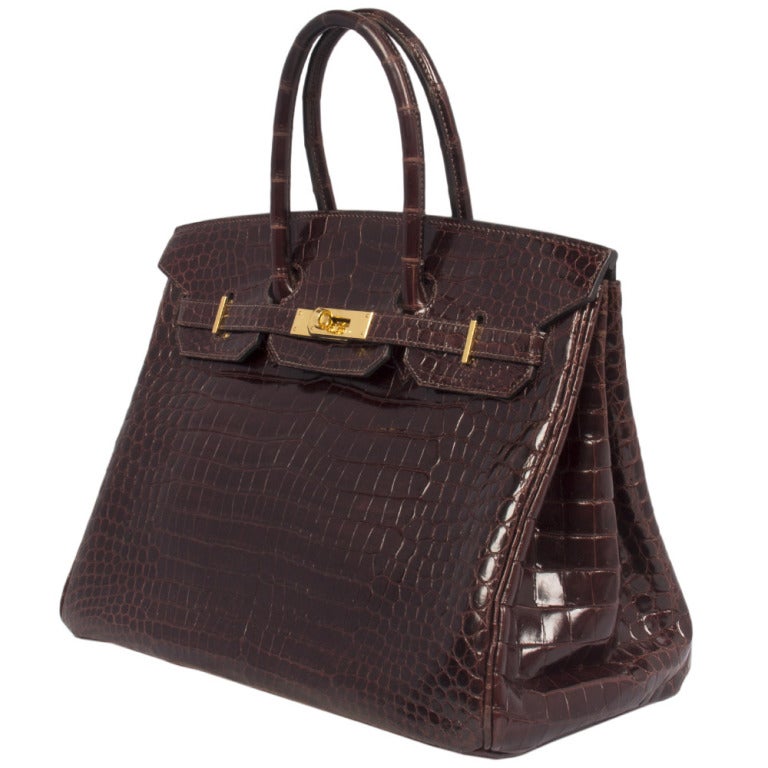 Hermes 35 cm Birkin Bag Porosus Crocodile 1