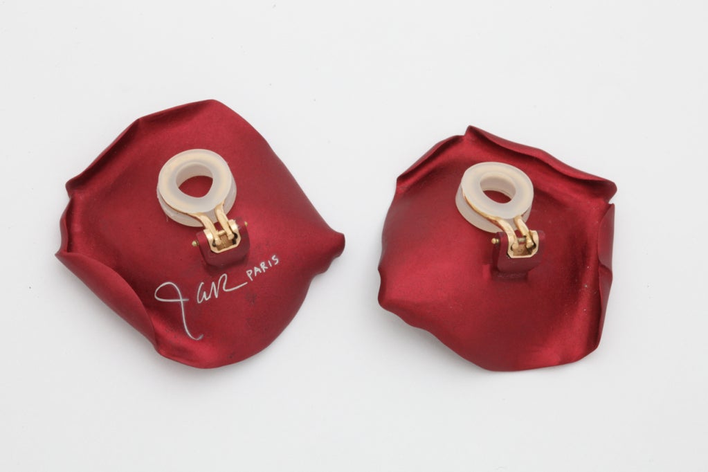 JAR Rose Petal Earrings 1