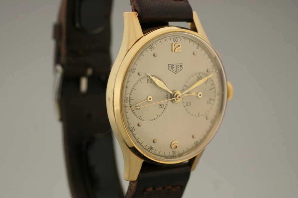 heuer watch vintage 1950