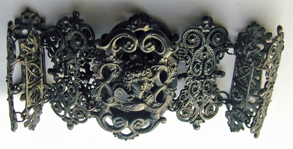 Pair of Antique Berlin Iron Bracelets 1