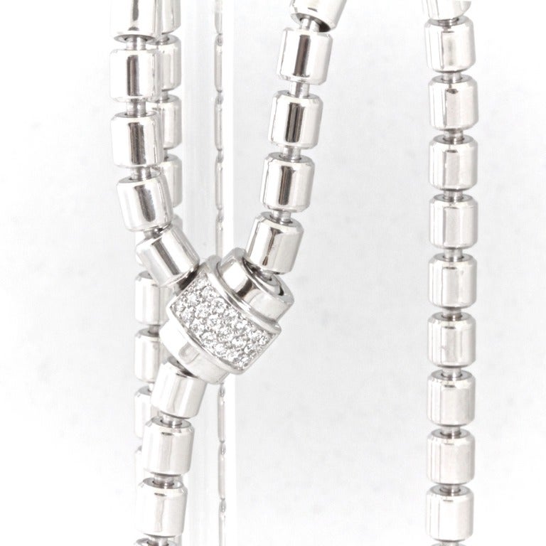 PIAGET Diamond Gold Adjustable Necklace For Sale 2