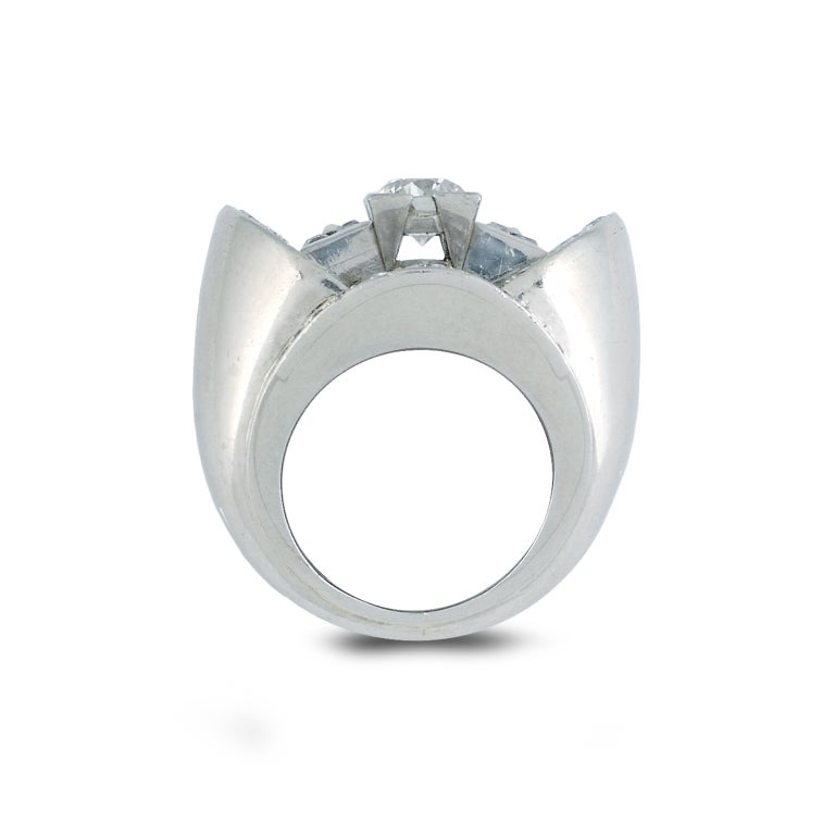 An Art Deco Diamond Cocktail Ring