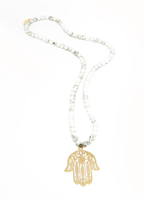 i4 Fatima stone Rosary necklace 3